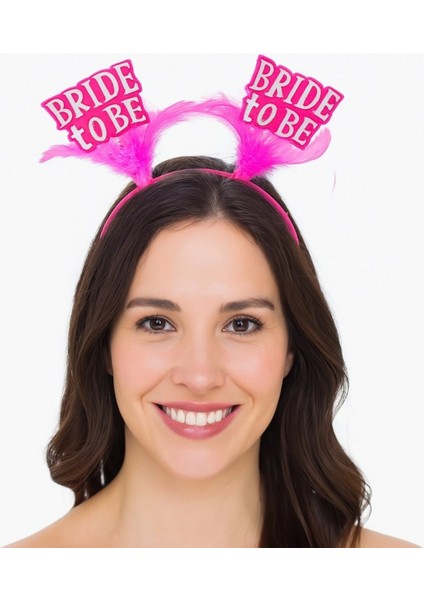 Pembe Renkli Bride to Be Parti Tacı – Bekarlığa Veda Gecesi İçin