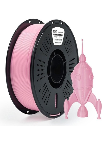 Pla+ Filament Sakura Pembesi 1.75MM 1kg