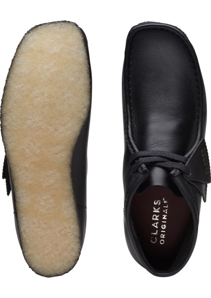 Siyah Erkek Bot Wallabee Boot