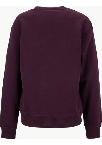 O Yaka Düz Bordo Kadın Sweatshırt 261 Lcf 241011 Petra Bordo fiyatları