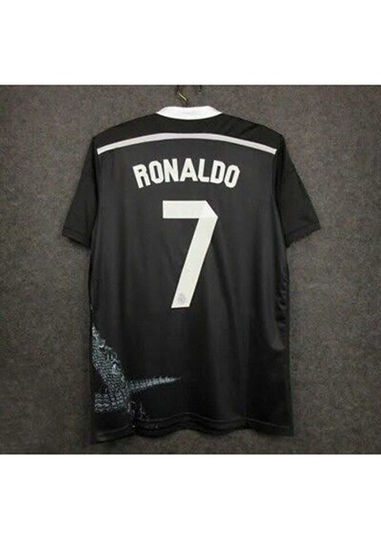 R. Madridd 2014/15 Şampiyonlar Ligi Finali Ejderha Desenli Cristiano Ronaldo Forması (Kısa) modelleri