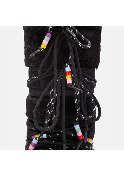 Icon Faux Fur Beads Kadın Bot 80D1408990 modelleri