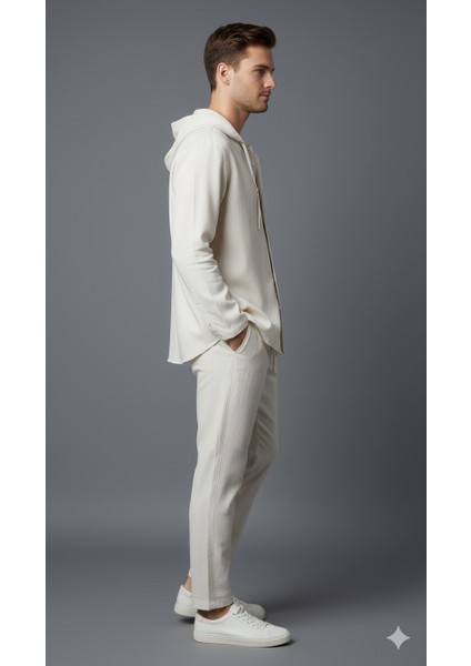 Kapşonlu Erkek Takım modelleri