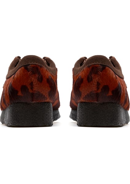 Deri Çok Renkli Kadın Loafer Wallabee.