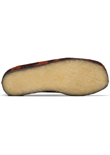 Deri Çok Renkli Kadın Loafer Wallabee.