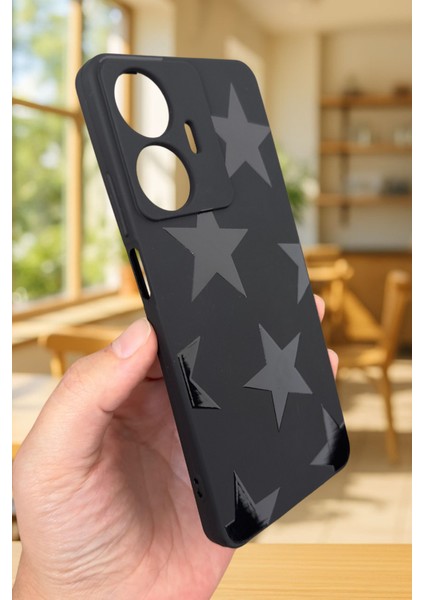 Realme C55 Uyumlu Star Silikon Darbe Emici Klasik Korumalı Rubber Kılıf modelleri