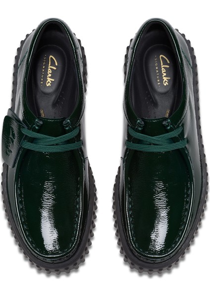 Deri Yeşil Kadın Loafer Torhill Bee fırsatları