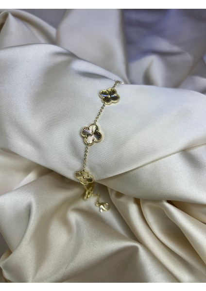 Çelik Gold Clover Bileklik fiyatları
