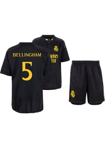 R. Madridd 2023-24 Yeni Sezon Jude Bellingham Çocuk Forması 3'lü Set (Thırd Shirt) modelleri