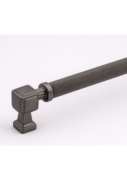 Talas Soft Füme Renk 256 mm Metal Kulp Tırtıklı Kapak Kulpu Dayanıklı Kulpları Mobilya Çekmece Dolap modelleri
