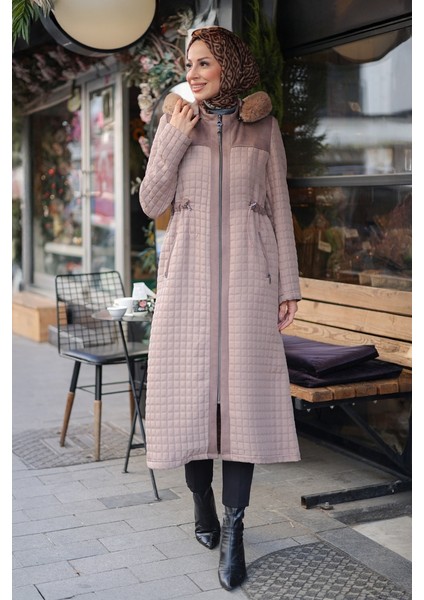 Zerina Kapitone Süet Kap - 422527 modelleri