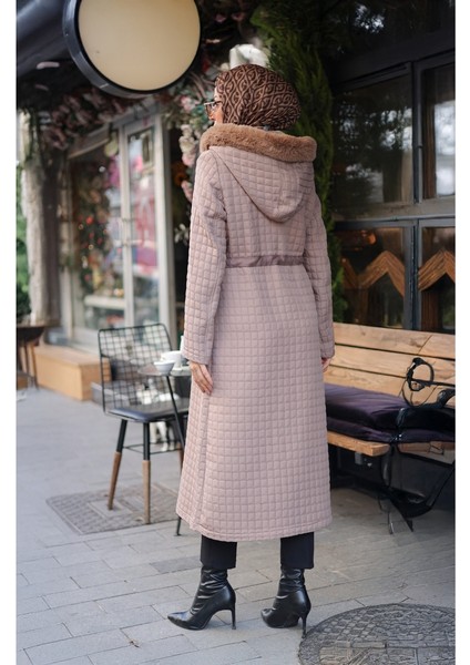 Zerina Kapitone Süet Kap - 422527 indirimleri