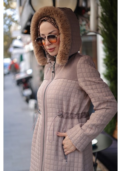 Zerina Kapitone Süet Kap - 422527