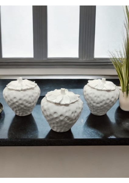 C17 Dekoratif Çilek 3lü