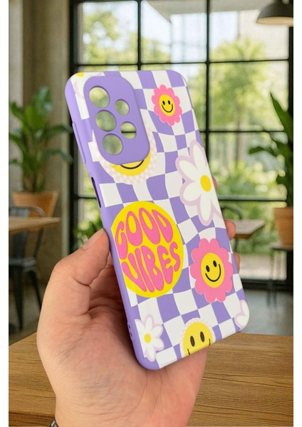 Samsung Galaxy A23 Uyumlu Good Vibes Silikon Darbe Emici Klasik Korumalı Rubber Kılıf fırsatları
