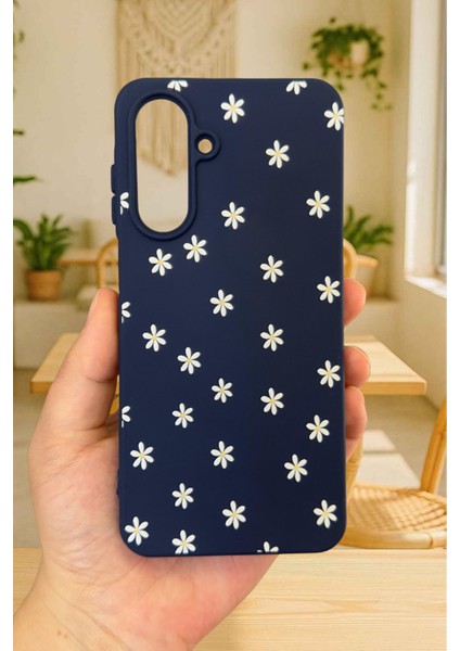 Samsung Galaxy A56 Uyumlu Mini Papatya Desenli Silikon Darbe Emici Klasik Korumalı Rubber Kılıf fiyatları