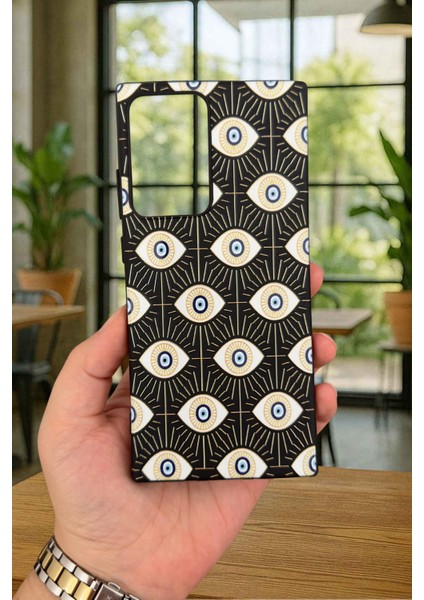 Samsung Galaxy Note 20 Ultra - Evıl Eye Desenli Silikon Darbe Emici Klasik Korumalı Rubber Kılıf fiyatları