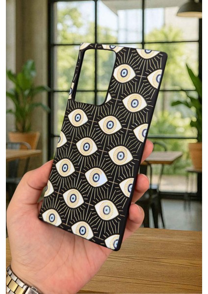 Samsung Galaxy Note 20 Ultra - Evıl Eye Desenli Silikon Darbe Emici Klasik Korumalı Rubber Kılıf fırsatları