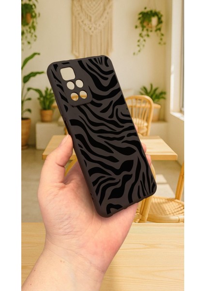 Xiaomi Redmi 10 2022 Zebra Desenli Silikon Darbe Emici Klasik Korumalı Rubber Kılıf modelleri