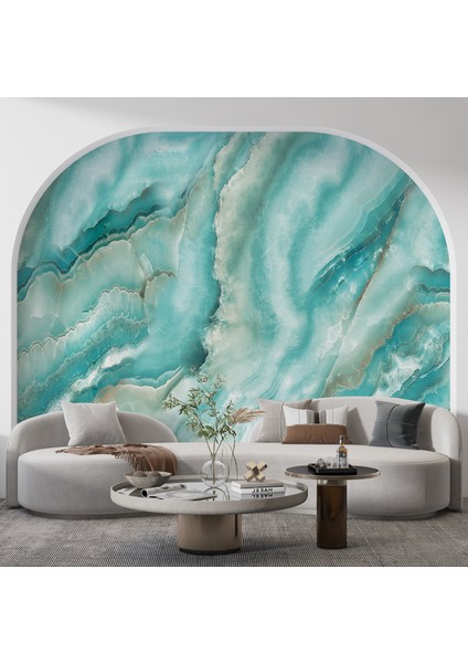 Duvar Kağıdı 3 Boyutlu Lüks Çatlak Mermer Desenli Silinebilir Tekstil Duvar Kağıdı fırsatları