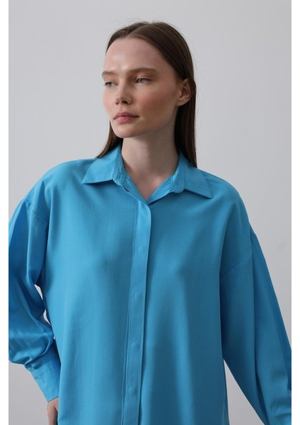 Uzun Kol Gömlek - Turkuaz modelleri