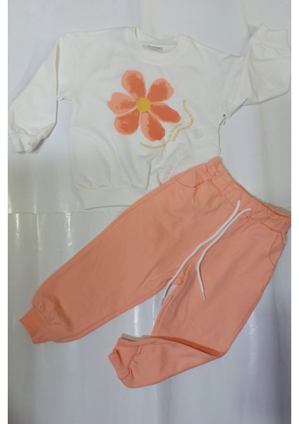 Mevsimlik 2 Iplik Kumaştan Şık Kız Çocuk Takımı