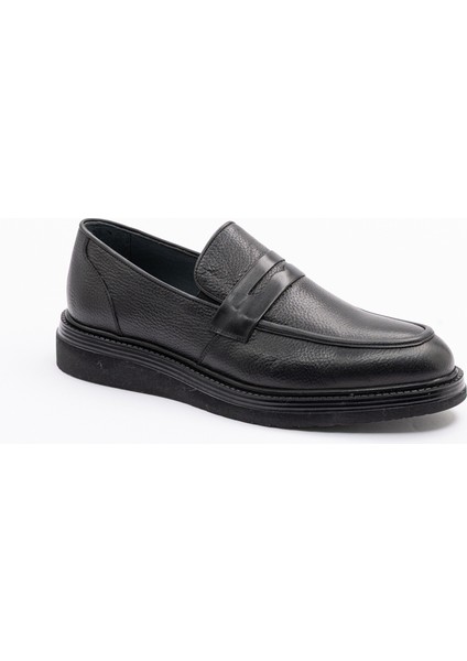 Yt Siyah Deri Klasik Erkek Ayakkabı modelleri