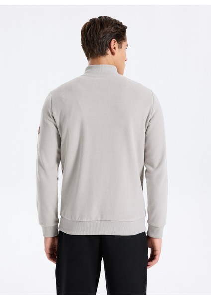 Dik Yaka Bej Erkek Sweatshırt 261 Lcm 241068 Luke Bej indirimleri