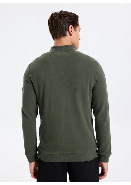 Dik Yaka Haki Erkek Sweatshırt 261 Lcm 241068 Luke Haki indirimleri