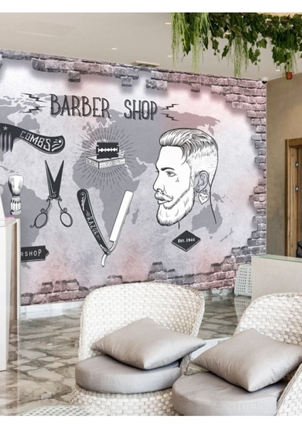 Kuaför Malzemeleri Desenli Isı ve Ses Yalıtımlı Sağlıklı Tekstil Duvar Kağıdı modelleri