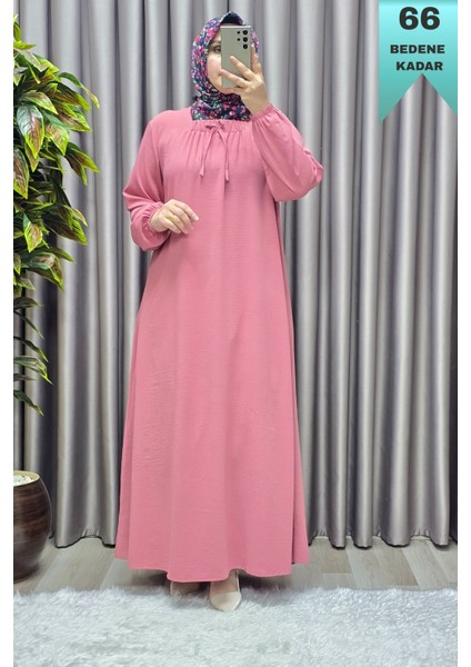 Kadın Tesettür Büyük Beden Giyim Aerobin Elbise