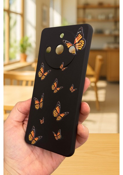 Realme 11 Pro Uyumlu Turuncu Kelebek Desenli Silikon Darbe Emici Klasik Korumalı Rubber Kılıf fırsatları