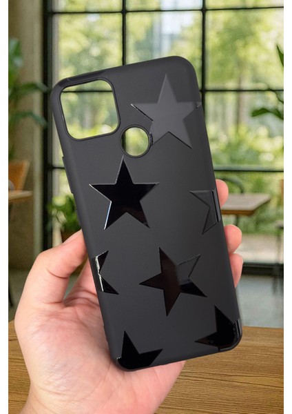 Realme C25S Uyumlu Star Silikon Darbe Emici Klasik Korumalı Rubber Kılıf