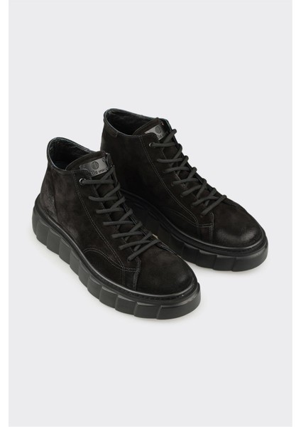 Siyah Deri Erkek Spor Bot fiyatları