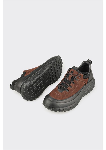 Kahve Deri Erkek Spor Ayakkabı modelleri