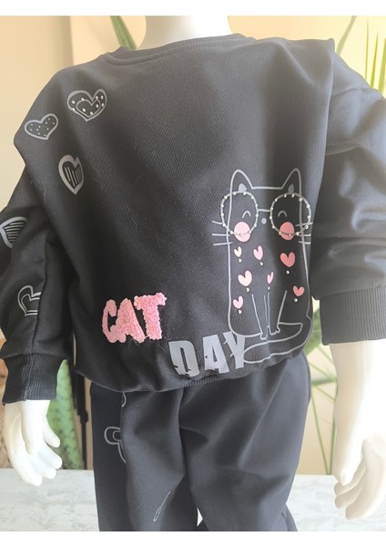 Kız Çocuk Alt Üst Takım Uzun Kollu Eşofman Rahat Şık Modern Tasarım modelleri