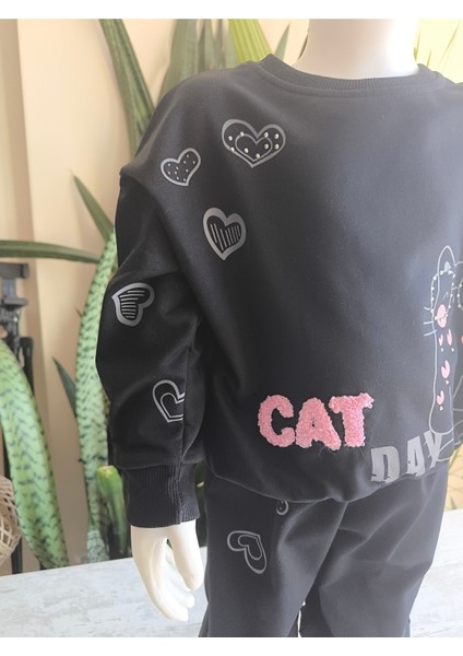 Kız Çocuk Alt Üst Takım Uzun Kollu Eşofman Rahat Şık Modern Tasarım indirimleri