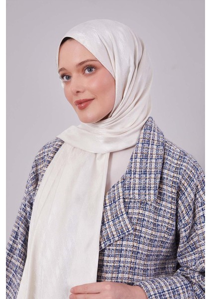 Bej Örgü Desen Jakar Şal fiyatları