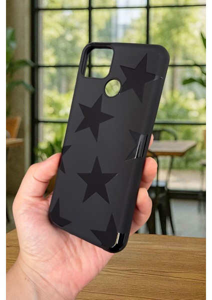 Realme C25S Uyumlu Star Silikon Darbe Emici Klasik Korumalı Rubber Kılıf modelleri