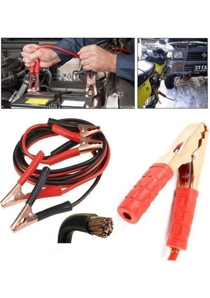 Buffer® 1200 Amper Akü Takviye Kablosu 15 Metre Bakır Akü Takviye Cihazı