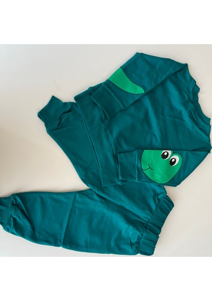 BeU Kids ATA30478.0 Erkek Çocuk Petrol Yeşili Pamuklu Eşofman Takımı indirimleri