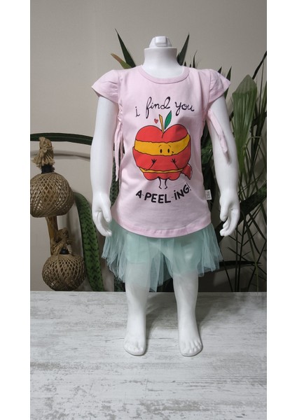 Kız Bebek Şortlu Takım Pamuklu, Tütülü indirimleri