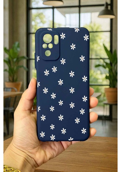 Redmi Note 10 ve 10S Uyumlu Mini Papatya Desenli Silikon Darbe Emici Klasik Korumalı Rubber Kılıf fiyatları