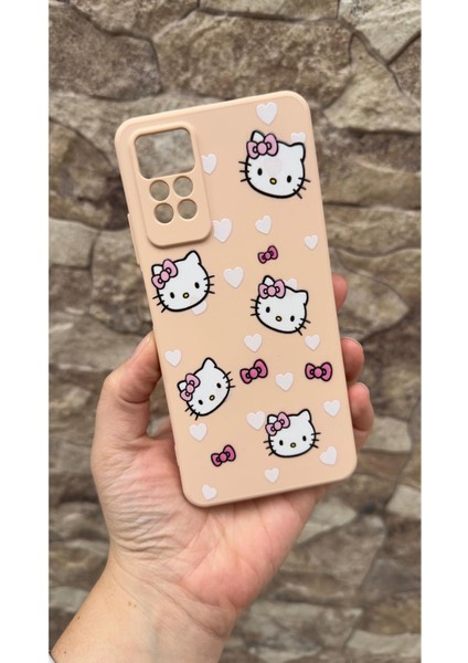 Redmi Note 11 Pro/note 12 Pro 4g Uyumlu Hello Kity Silikon Darbe Emici Korumalı Rubber Kılıf