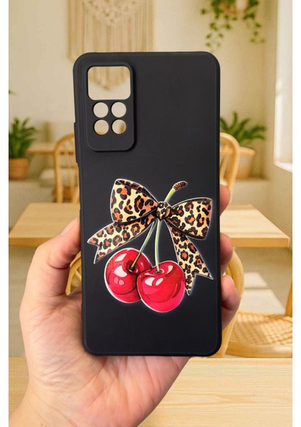 Redmi Note 11PRO/NOTE 12PRO4G-KIRAZ Leopar Fiyonk Desenli Silikon Darbe Emici Rubber Kılıf fiyatları