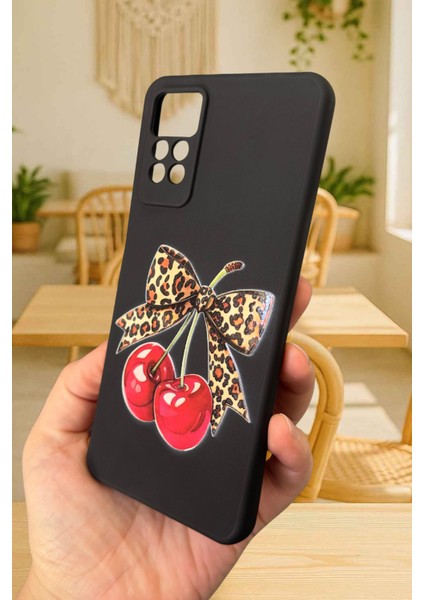 Redmi Note 11PRO/NOTE 12PRO4G-KIRAZ Leopar Fiyonk Desenli Silikon Darbe Emici Rubber Kılıf modelleri