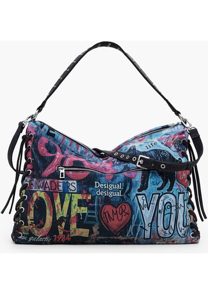 Çok Renkli Kadın Omuz Çantası 25WAXD239019