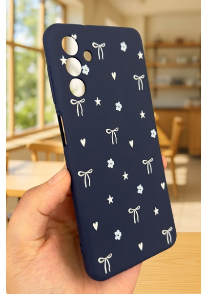 Samsung Galaxy A04S Uyumlu Mini Fiyonk Desenli Silikon Darbe Emici Klasik Korumalı Rubber Kılıf modelleri
