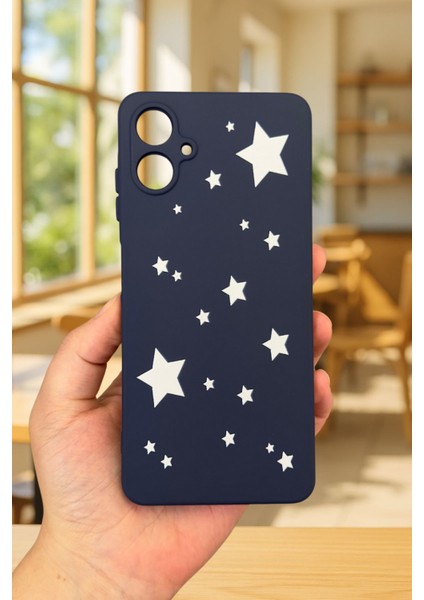 Samsung Galaxy A06 Uyumlu Mini Yıldız Desenli Silikon Darbe Emici Klasik Korumalı Rubber Kılıf fiyatları