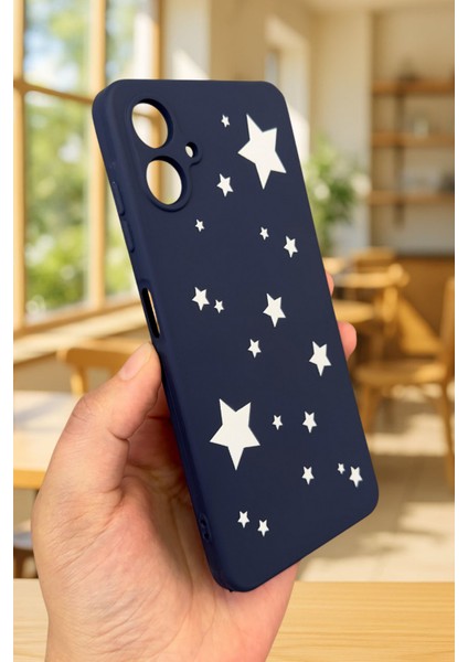 Samsung Galaxy A06 Uyumlu Mini Yıldız Desenli Silikon Darbe Emici Klasik Korumalı Rubber Kılıf fırsatları